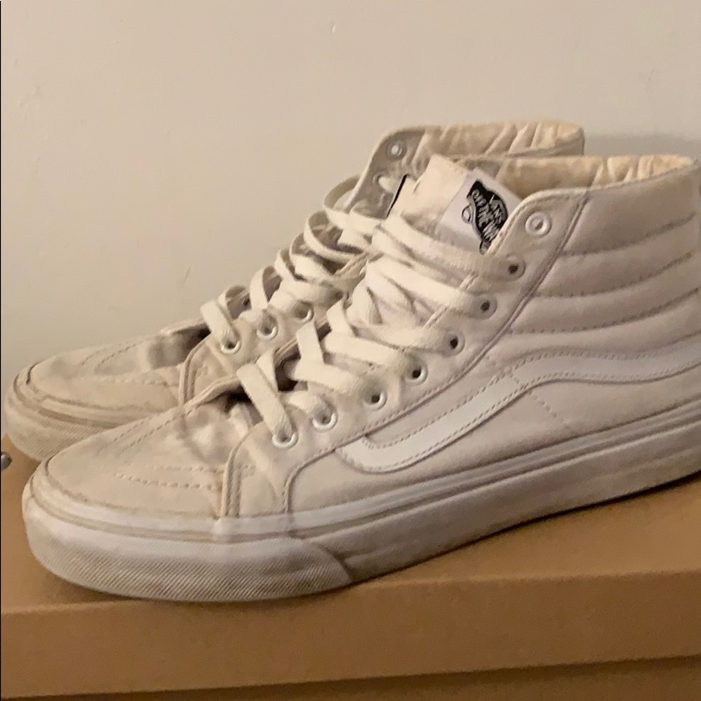 White high top vans